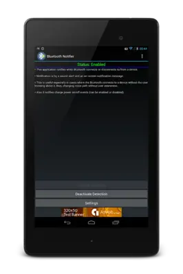 Bluetooth Notifier android App screenshot 0