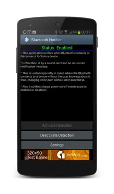 Bluetooth Notifier android App screenshot 5